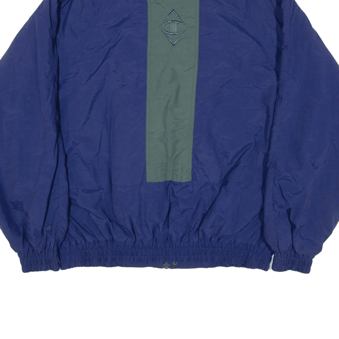 CHAMPION Quilted Lined Coat Blue Nylon Mens XL
