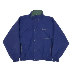 CHAMPION Quilted Lined Coat Blue Nylon Mens XL