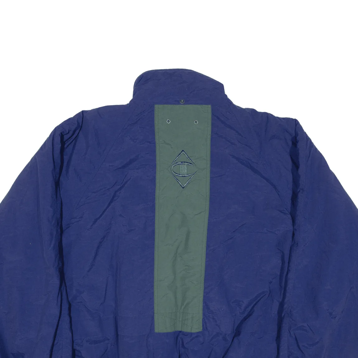 CHAMPION Quilted Lined Coat Blue Nylon Mens XL