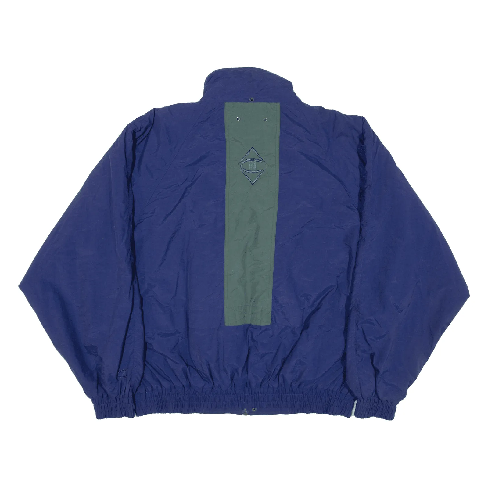 CHAMPION Quilted Lined Coat Blue Nylon Mens XL