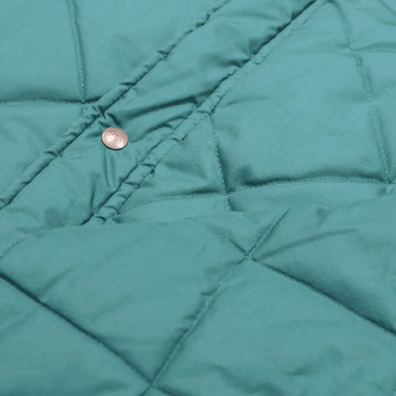 FILA Magic Line Insulated Quilted Coat Blue Mens 2XL