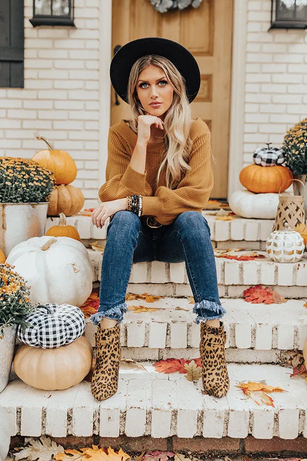 Italian Coast Shift Sweater In Camel