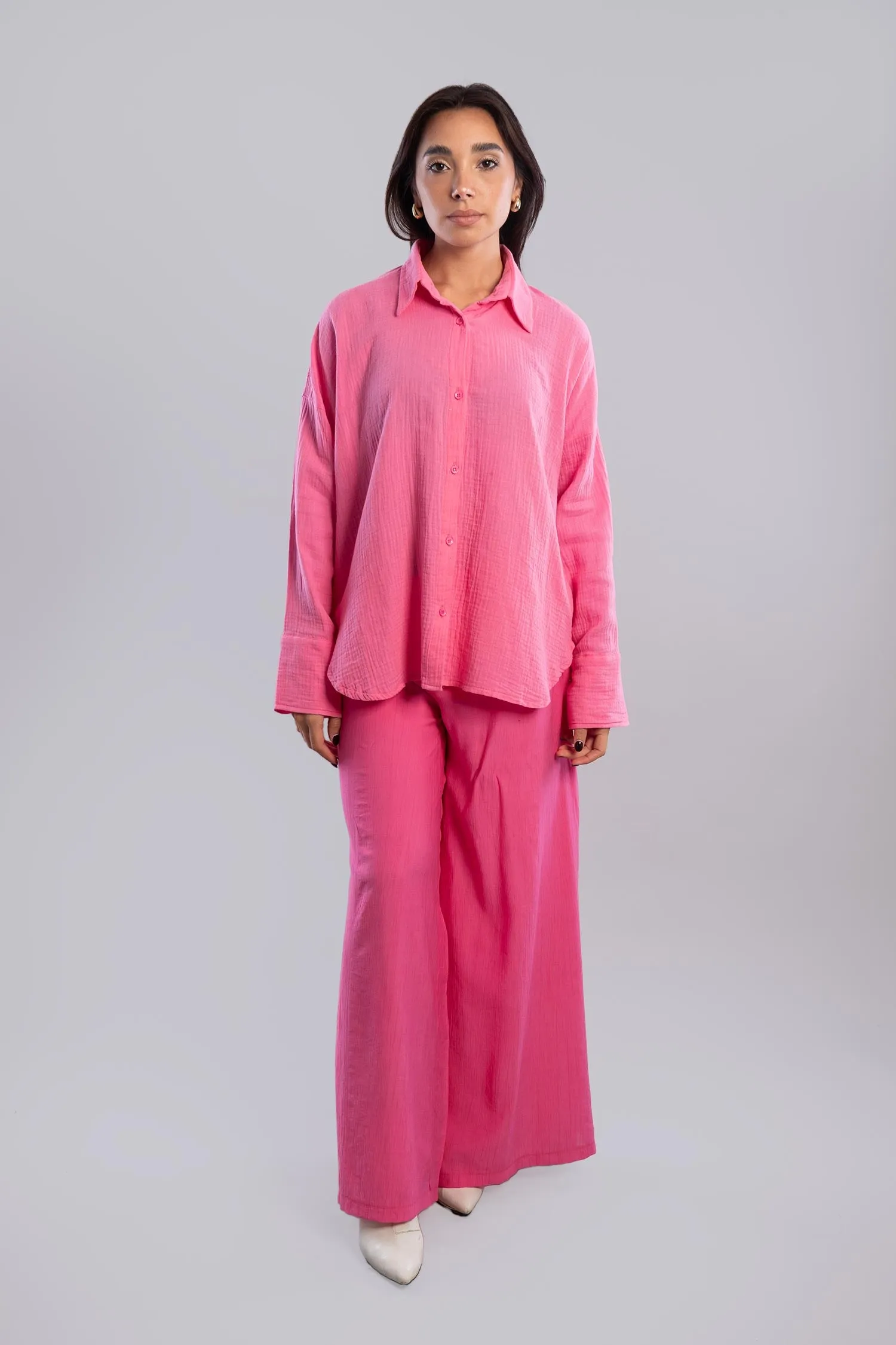 Lined High Waisted Wide-leg Pants - Allura