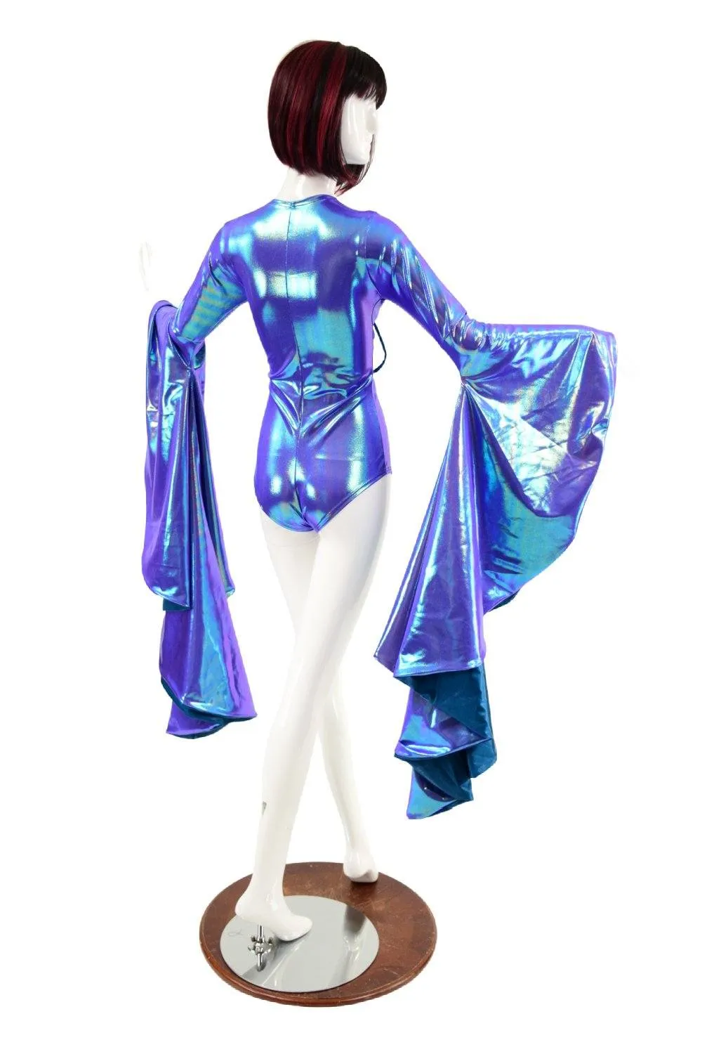 Moonstone Sorceress Sleeve Romper with Laceup