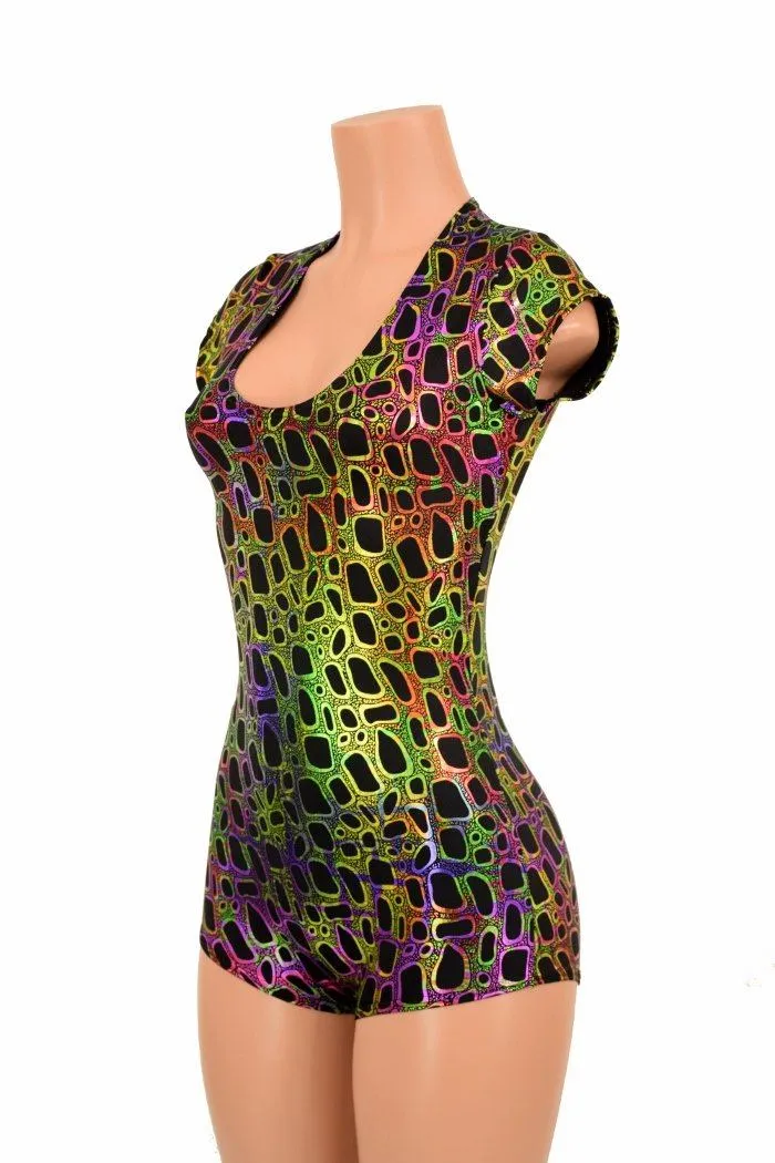 Poisonous Cap Sleeve Romper