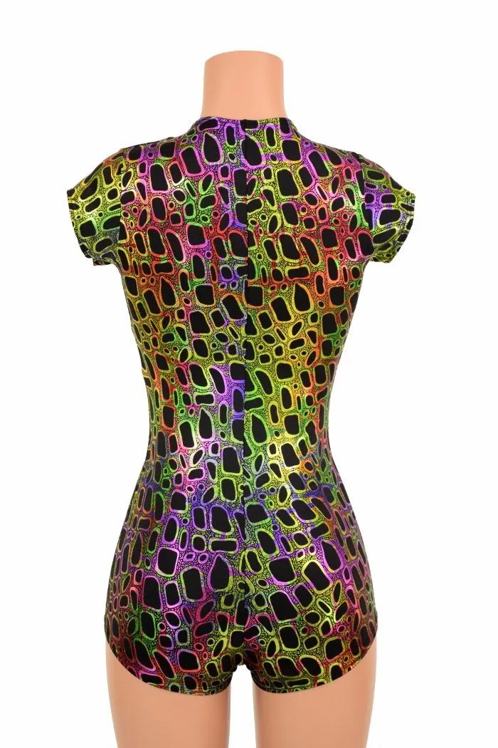 Poisonous Cap Sleeve Romper