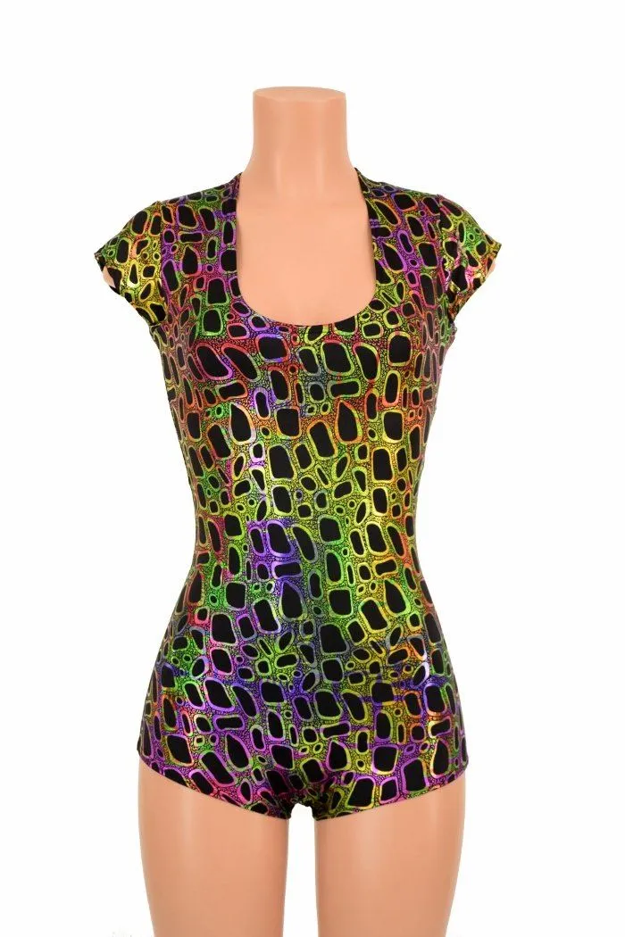 Poisonous Cap Sleeve Romper