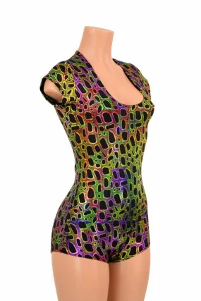 Poisonous Cap Sleeve Romper
