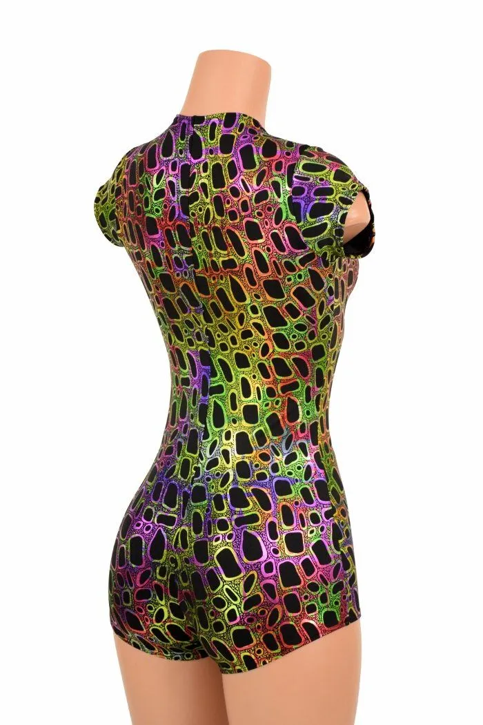 Poisonous Cap Sleeve Romper
