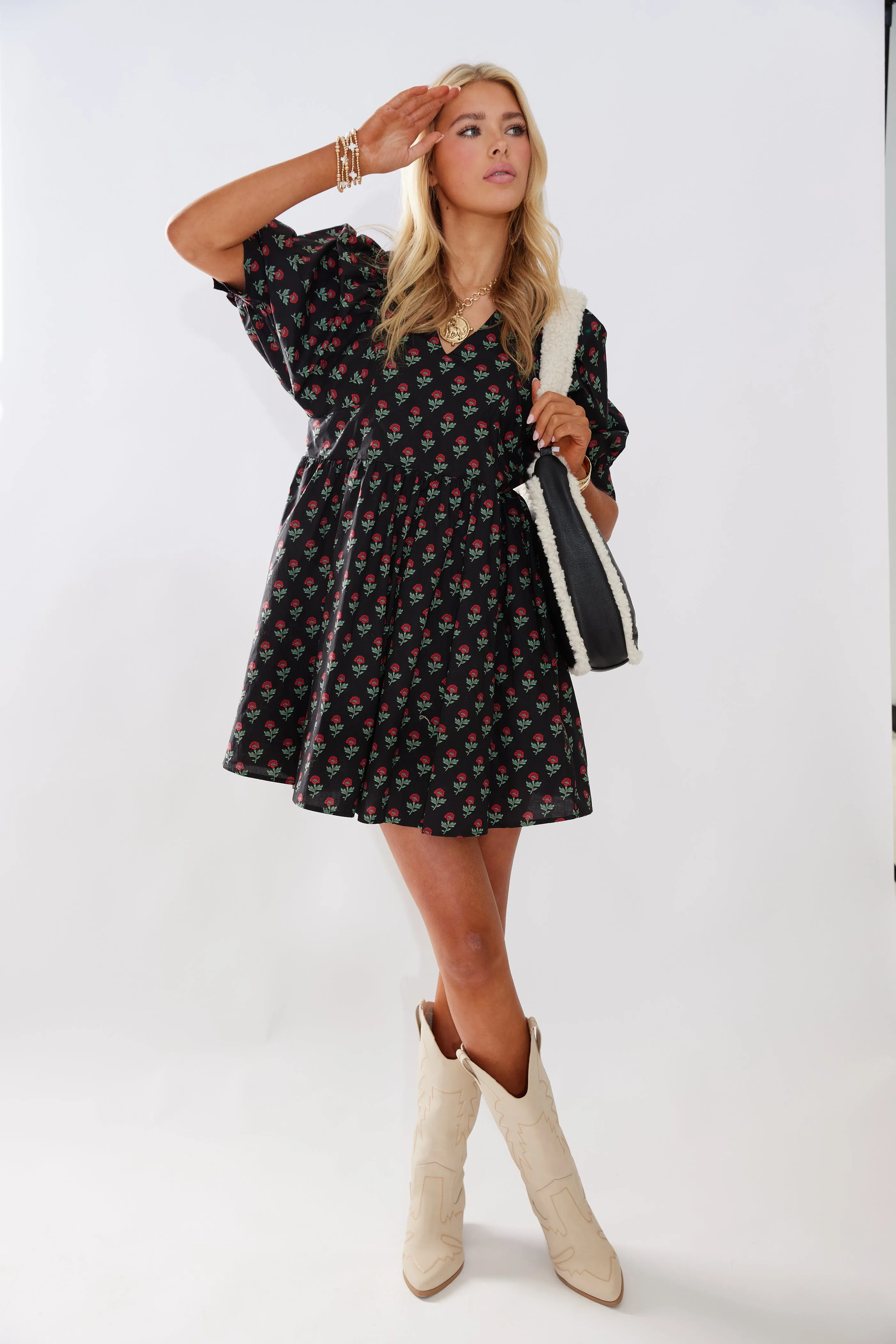 SALE - Sophie Floral Mini Dress