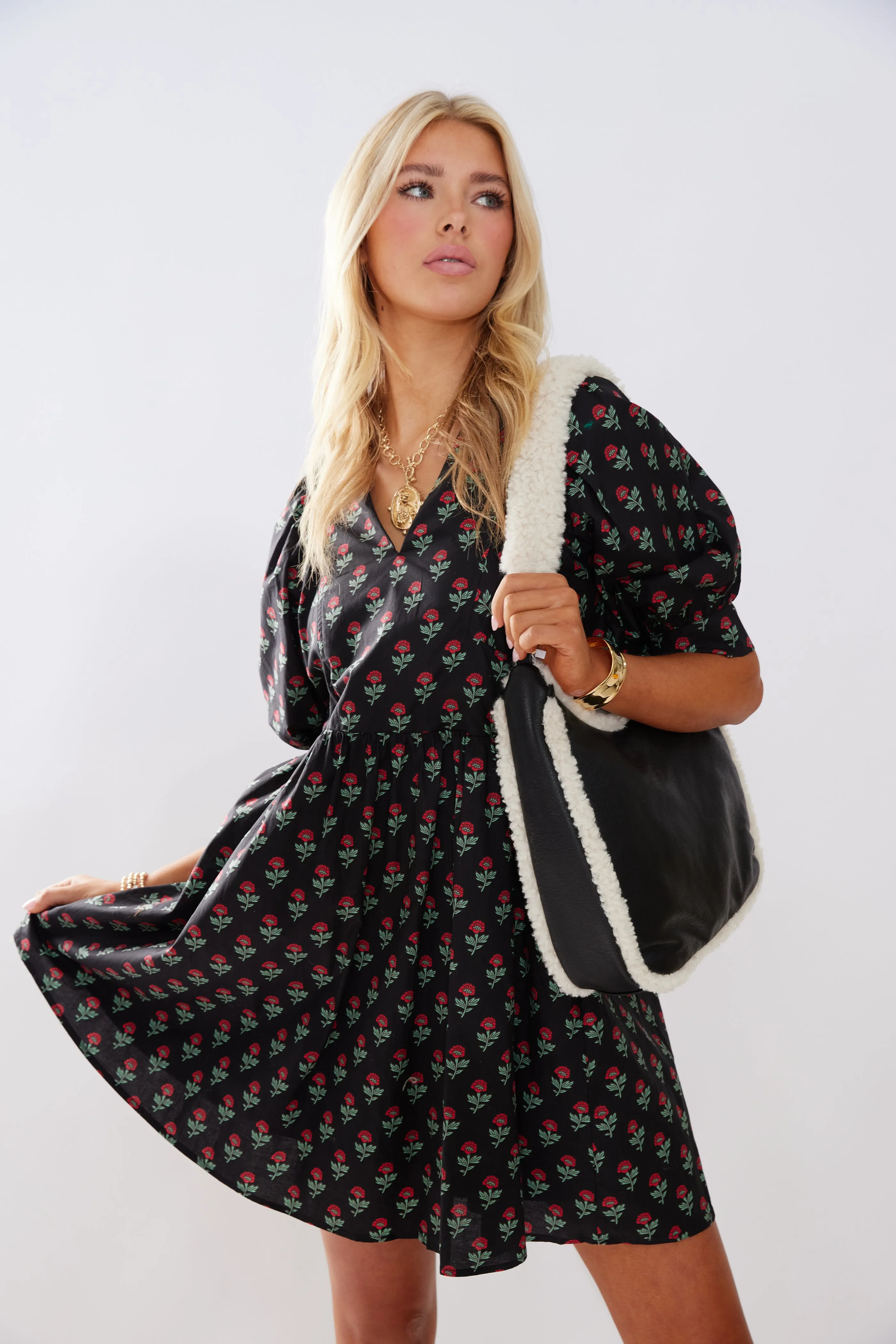 SALE - Sophie Floral Mini Dress