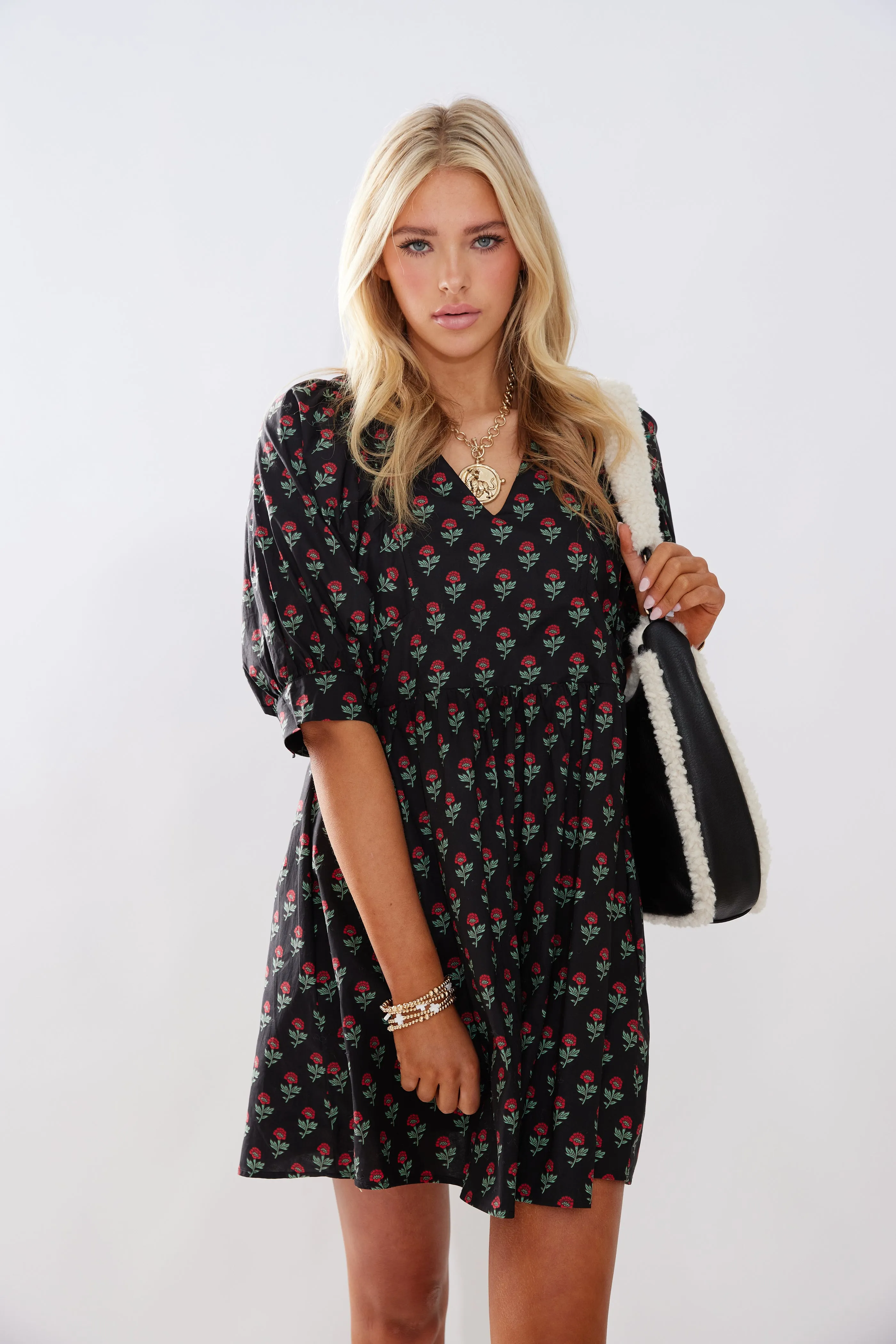 SALE - Sophie Floral Mini Dress