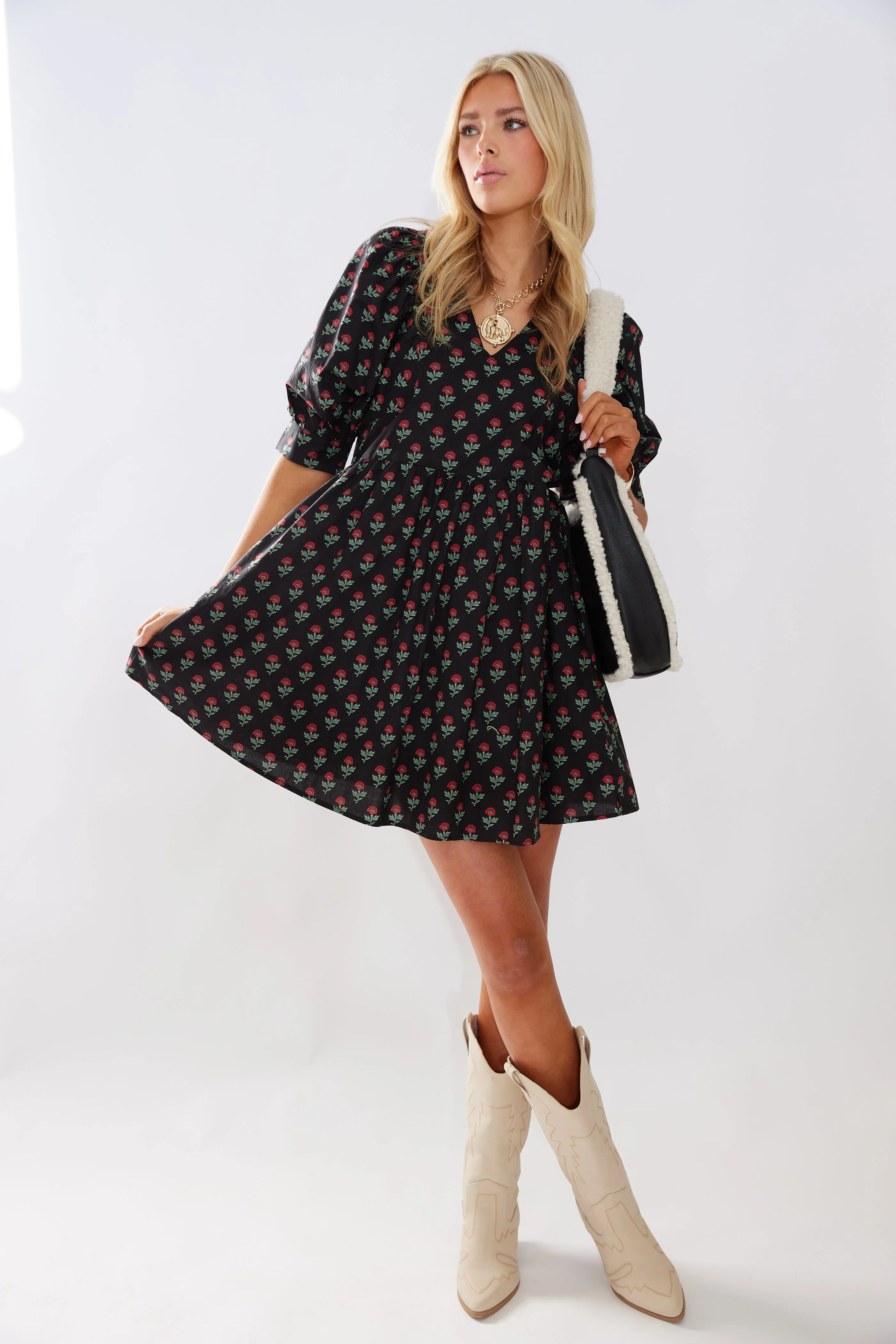 SALE - Sophie Floral Mini Dress