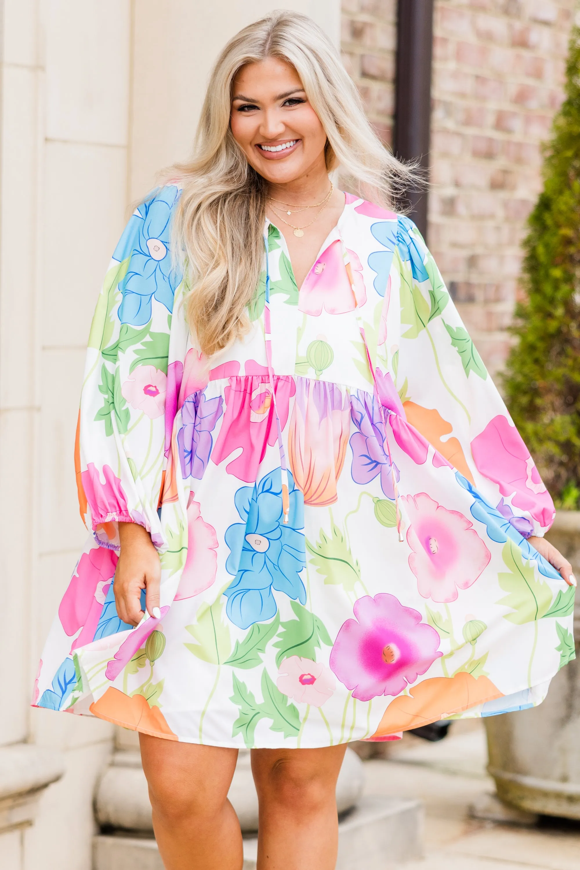 Summertimes Close Dress, Off White