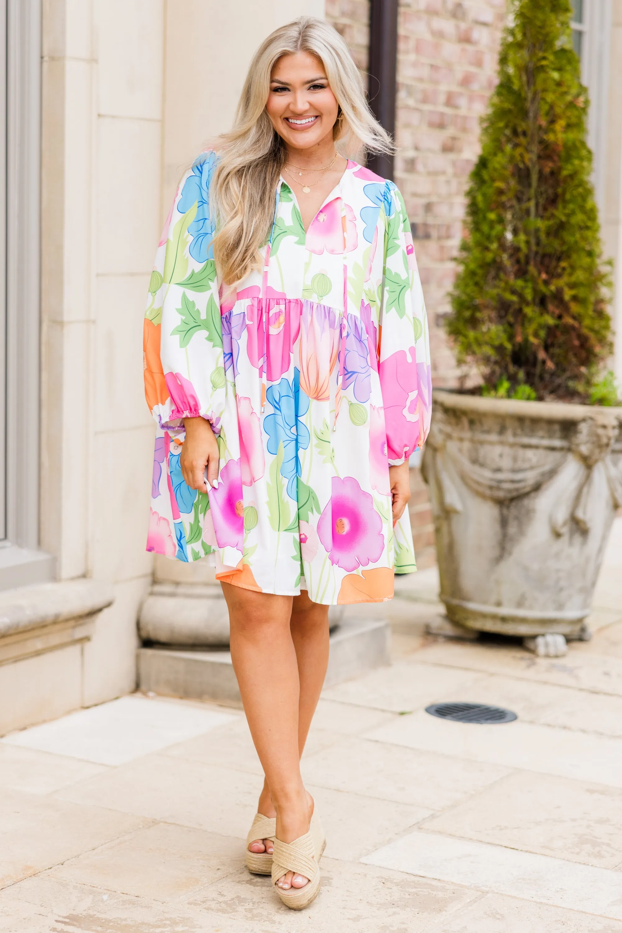 Summertimes Close Dress, Off White