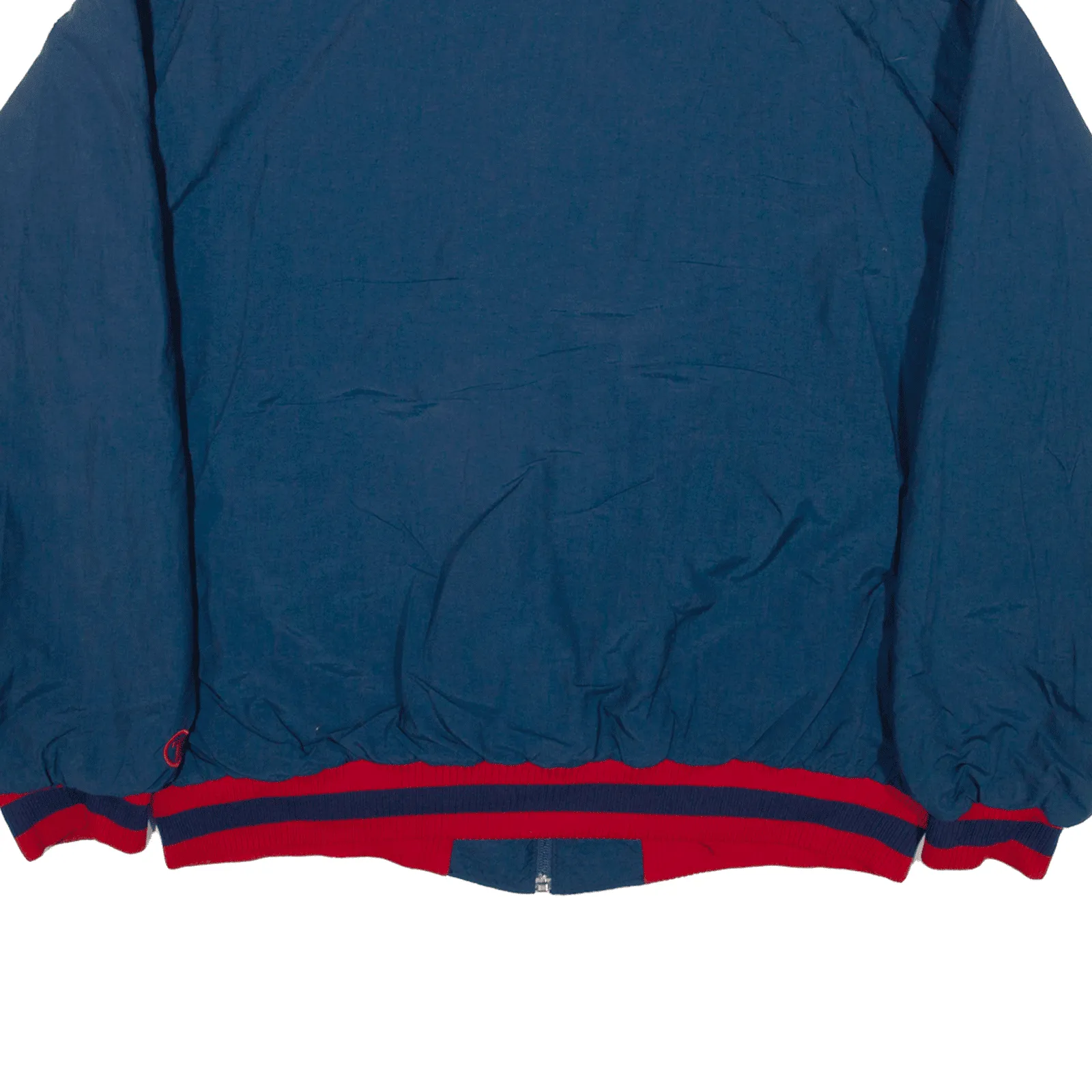 TAG Baseball Quilted Lined Coat Blue Nylon Mens L