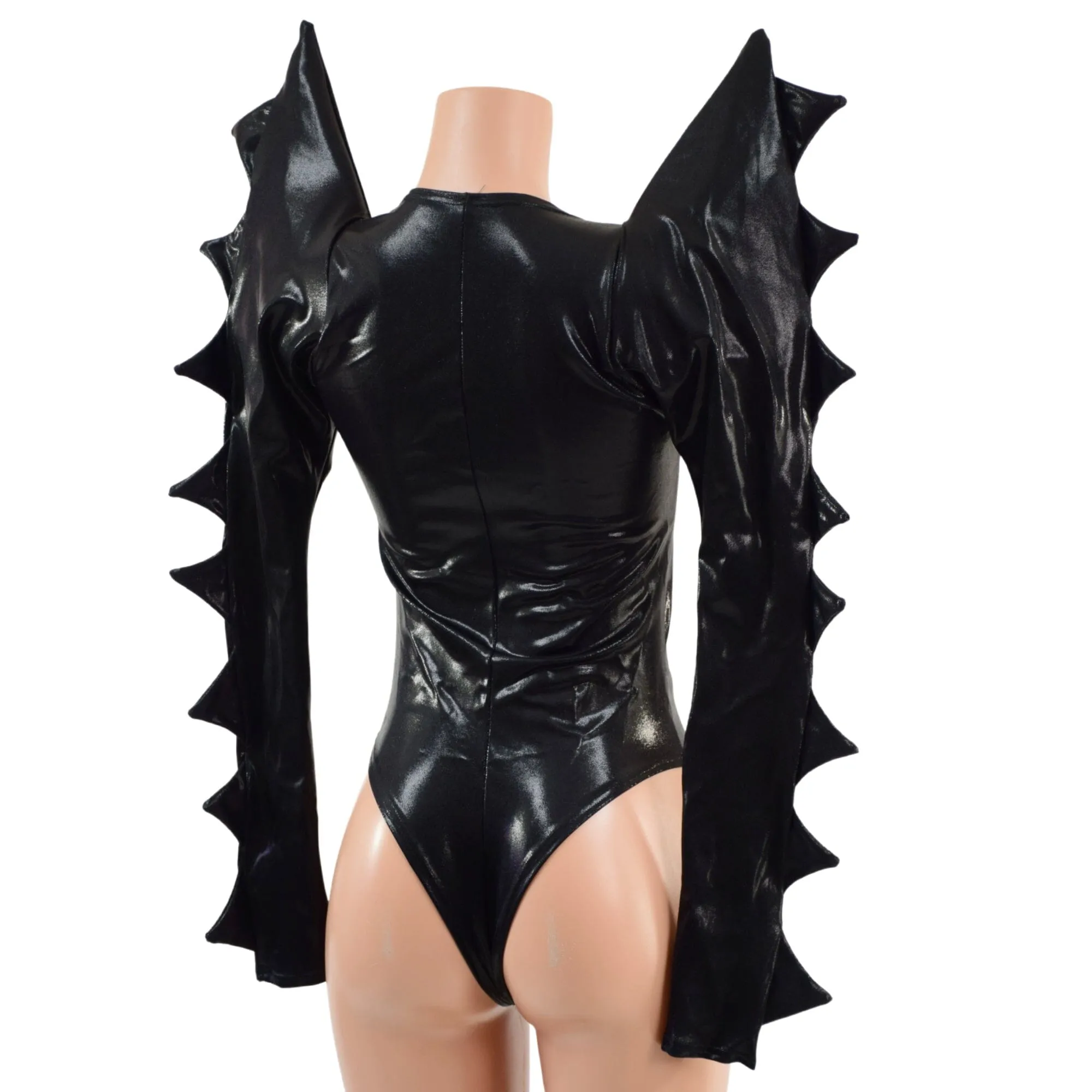Triple Threat Romper with Plunging Laceup Neckline